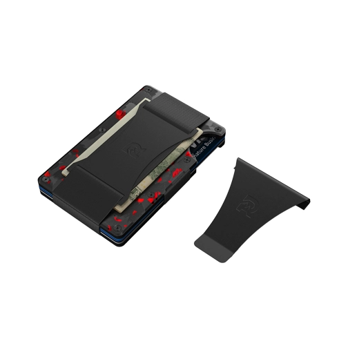 Ridge Wallet w/ Money Clip & Cash Strap - Forged Ember