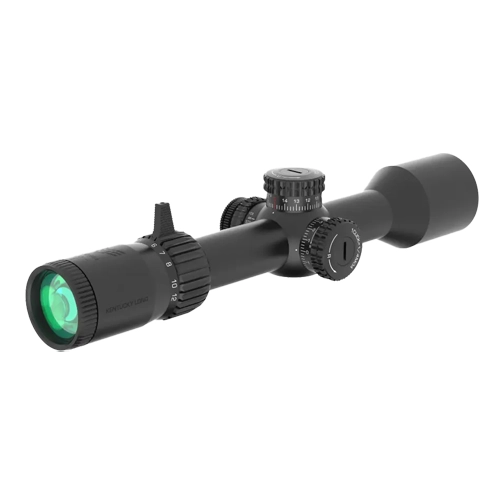 Swampfox Kentucky Long 4-24x50 FFP Precision Riflescope - Sharpshooter MIL Reticle
