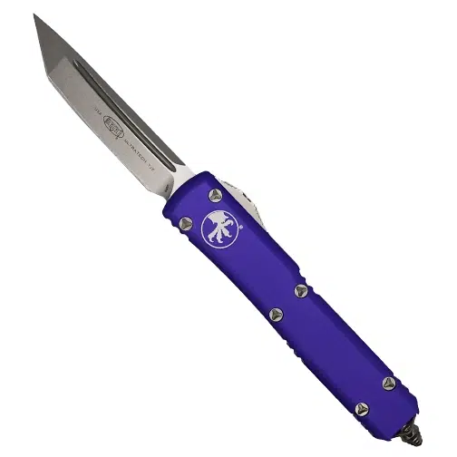 Microtech 123-10PU Ultratech T/E OTF Automatic Knife Purple - Stonewash