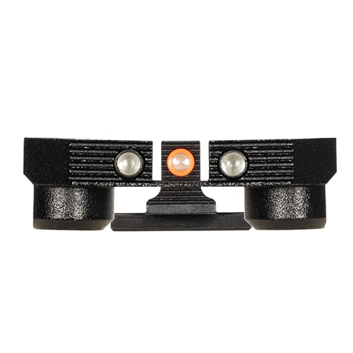 Night Fision Optics Mounted Stealth Series Sight for Holosun SCS-320 & Sig Sauer M17/M18 Models - Orange Front Sight