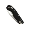 Microtech 210-10FL MSI Sheepsfoot RAM-LOK Manual Folding Knife Fluted Black Aluminum - Stonewash