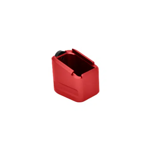 Warne Magazine Extension for Sig Sauer P320 - Capacity +6/9mm - Red