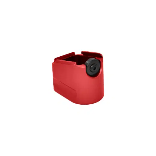 Warne Magazine Extension for Sig Sauer P320 - Capacity +6/9mm - Red