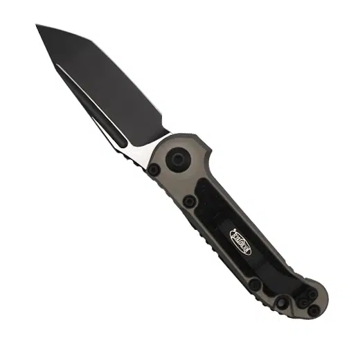 Microtech 1136-1NC LUDT Gen III T/E Automatic Folding Knife Black & Grey - Black
