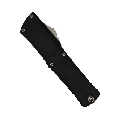 Microtech 1217-10APS Combat Troodon Gen III Interceptor Signature Series OTF Knife Black - Apocalyptic