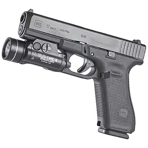 Streamlight TLR-1 HL-X – Includes rail locating keys and (2) CR123A lithium batteries – Black 1000 - 1500 Lumens - Multi Fuel