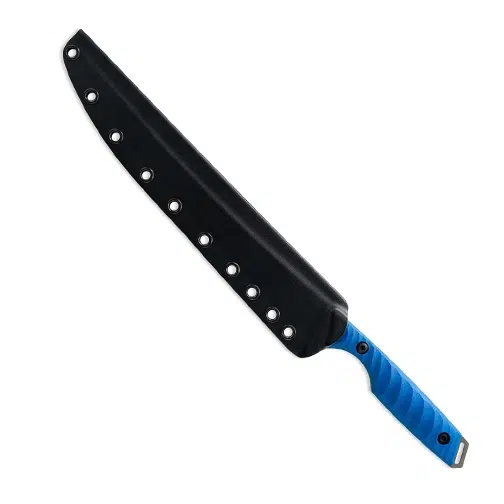 Toor Knives Avalon Trailing Point Fixed Blade Knife Tidal Blue - Stonewash