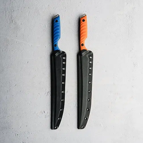 Toor Knives Avalon Trailing Point Fixed Blade Knife Tidal Blue - Stonewash