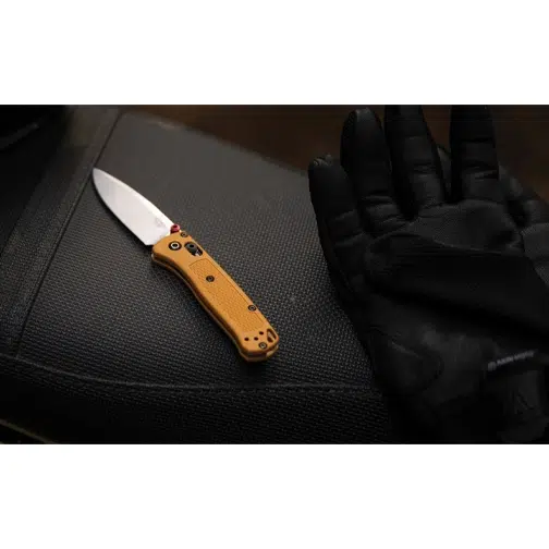 Benchmade 533-08 Mini Bugout AXIS Lock Manual Folding Knife Daybreak Grivory - Satin