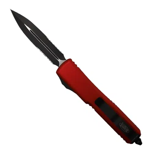 Microtech 122-2RD Ultratech D/E OTF Automatic Knife Red - Black