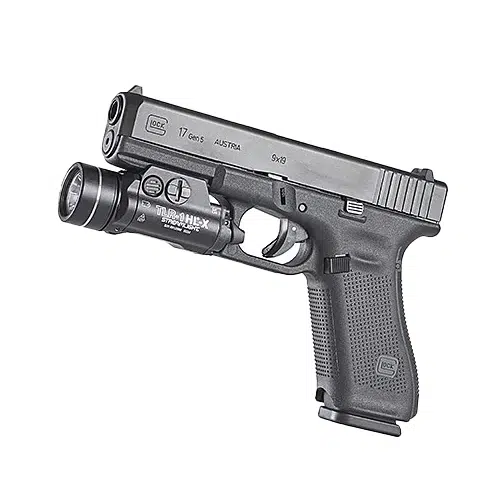 Streamlight TLR-1 HL-X – Includes Rail Locating Keys, (2) SL-B9 Lithium Batteries & USB-C Cord – Black