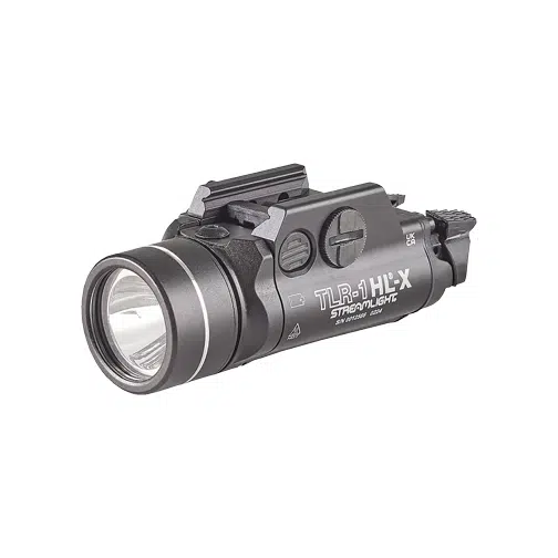 Streamlight TLR-1 HL-X – Includes Rail Locating Keys, (2) SL-B9 Lithium Batteries & USB-C Cord – Black