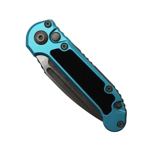 Microtech 1135-10APTQ LUDT Gen III S/E Automatic Folding Knife Turquoise - Apocalyptic