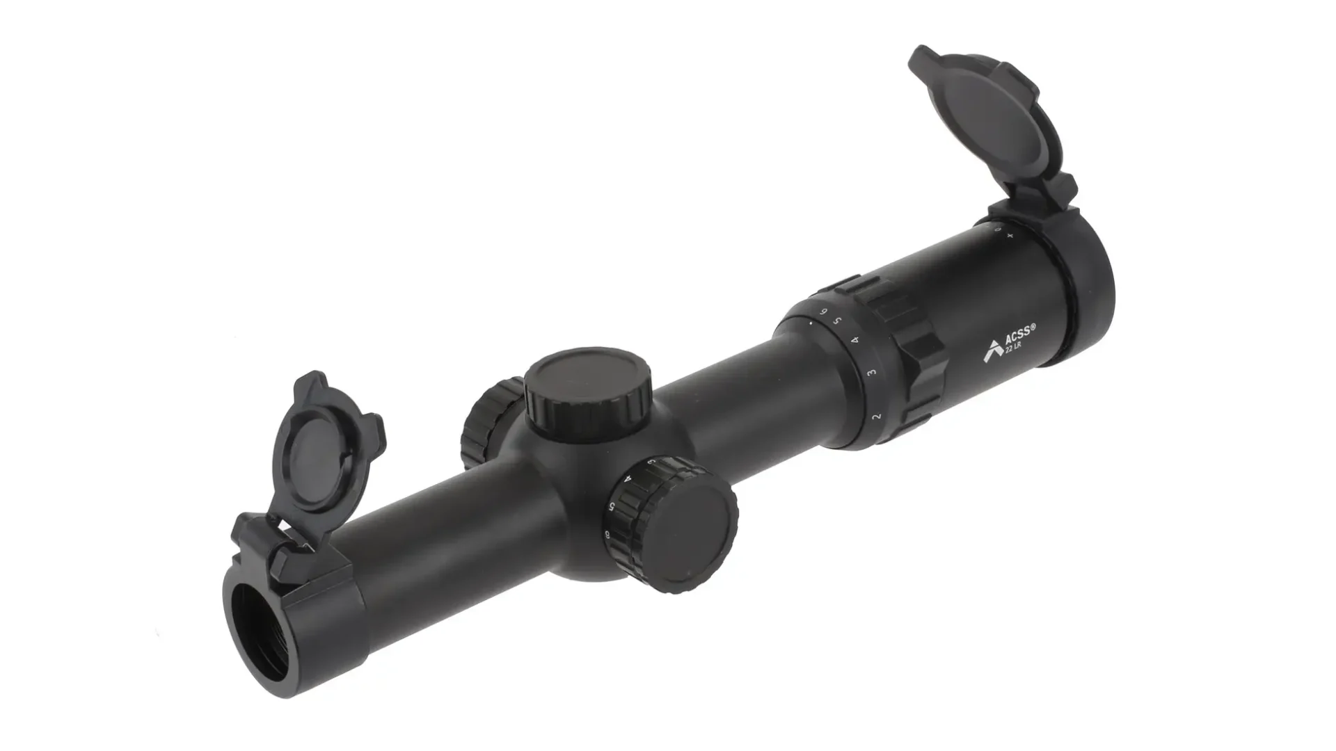 opplanet primary arms 1 6x24mm sfp gen iii scope w patented acss 22lr reticle black pa1 6x24sfp main@2x
