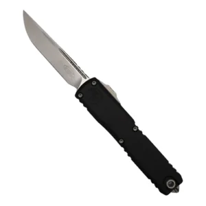 Microtech 1121-10 Ultratech ZBT S/E OTF Automatic Knife Black - Stonewash