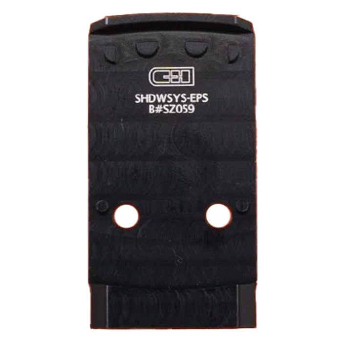 c h precision holosun eps eps carry optics mounting plate for shadow systems pistols