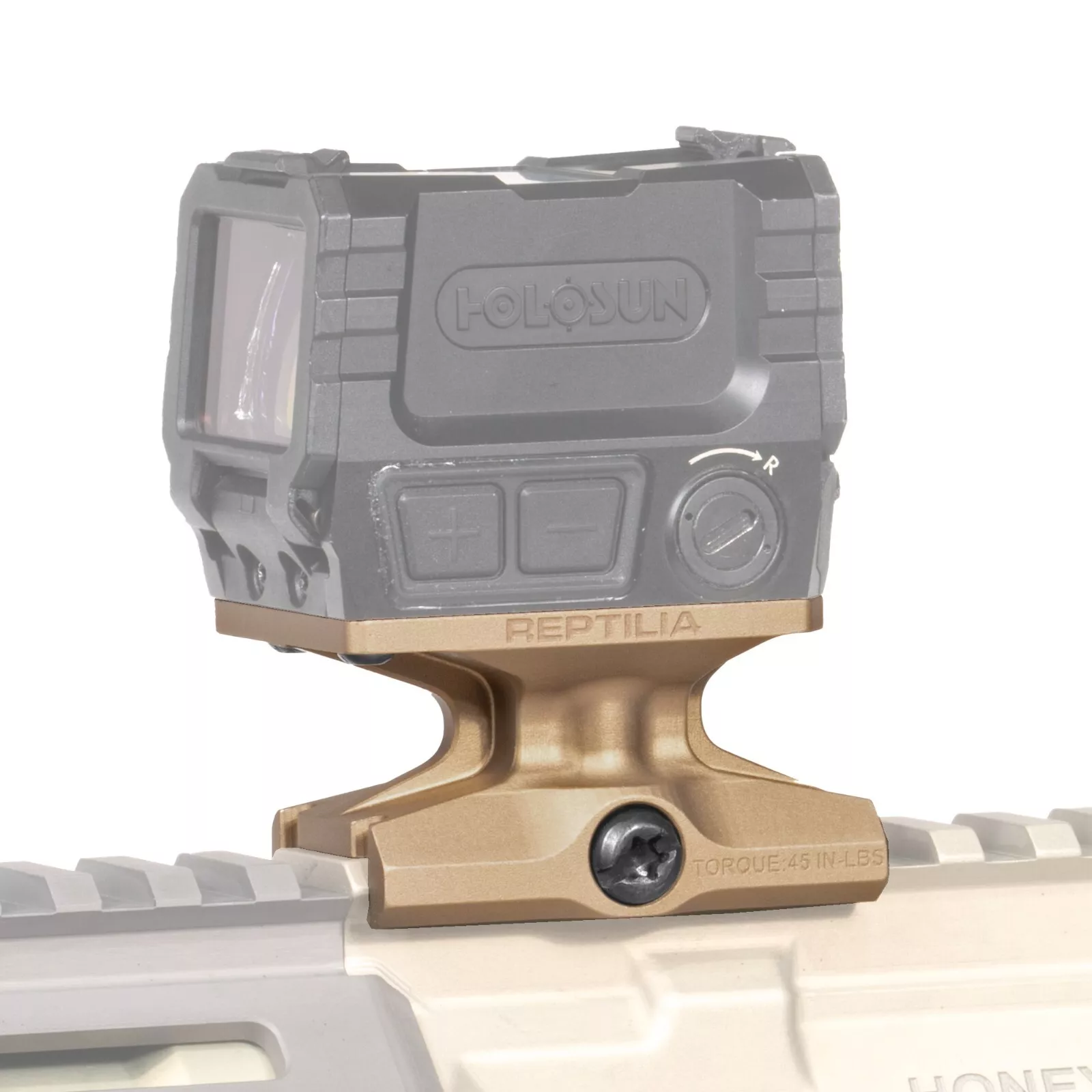 Reptilia 100-213 DOT Mount for Holosun AEMS w/ 1.93" Height - Clear Anodized