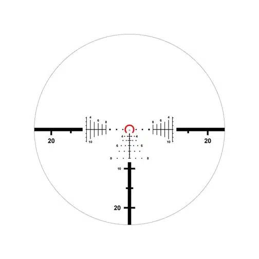 Primary Arms PLxC Compact 1-8x24 FFP RDB Riflescope - ACSS Raptor 5.56/.308 Yard G2 Reticle