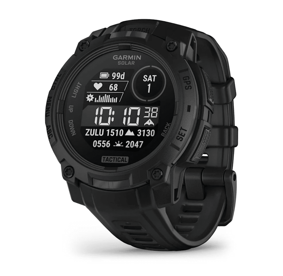 Garmin Instinct 3 – 45 mm, Solar, Tactical Edition Black with Black Band