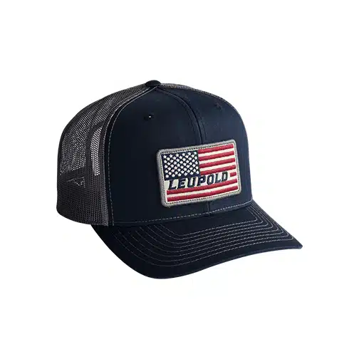 Leupold Flag Trucker Hat - Navy & Gray