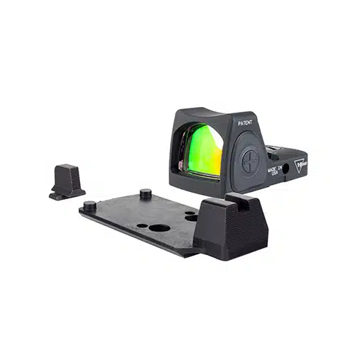Trijicon Dual Defense Kit RMR Type 2 3.25 MOA with M17/18 Mount & No Tritium Optic Height Sights