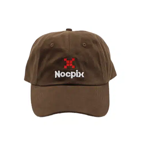 Nocpix Logo Hat - Brown