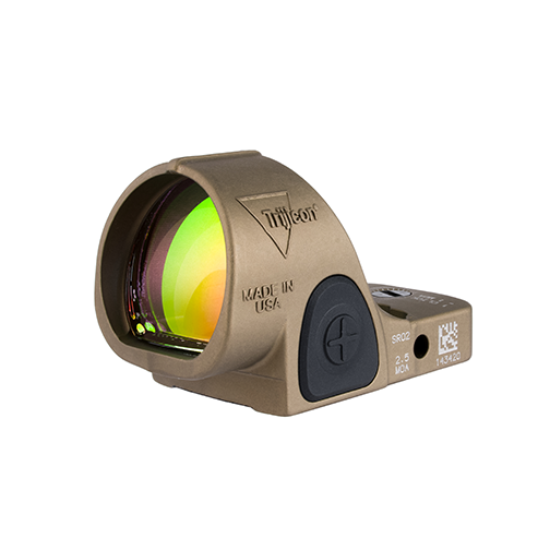 Trijicon SRO Sight Adjustable LED 2.5 MOA Red Dot – Coyote Brown Anodized