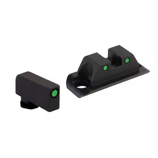 Amerigo Glock COA Compatible Iron Sights For Gen 5 & 6 – Green Tritium Front & Rear