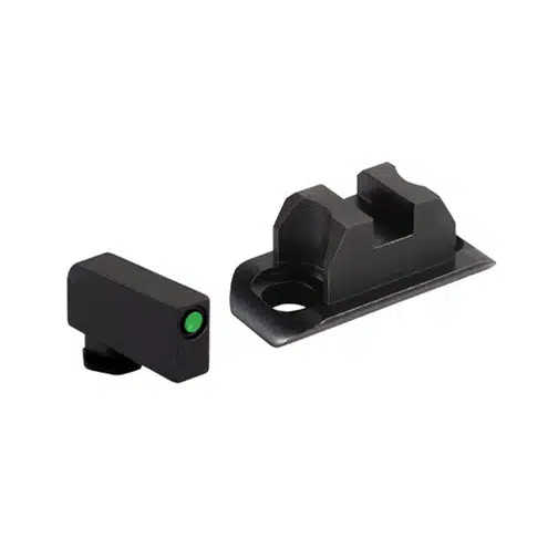 Amerigo Slimline Glock COA Compatible Iron Sights For 43X & 48 – Green Tritium Front & Black Rear
