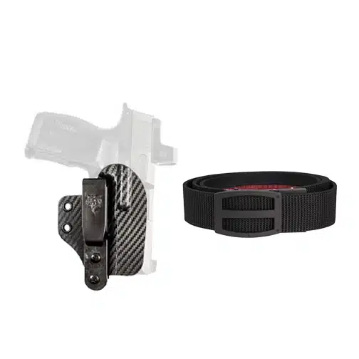 EDC Bundle - NextBelt Titan EDC Belt & DeSantis Lifeguard Non-Lightbearing Holster for Sig Sauer P365