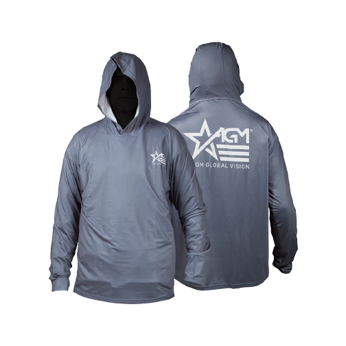 AGM Sun Shirt Hoodie - Grey