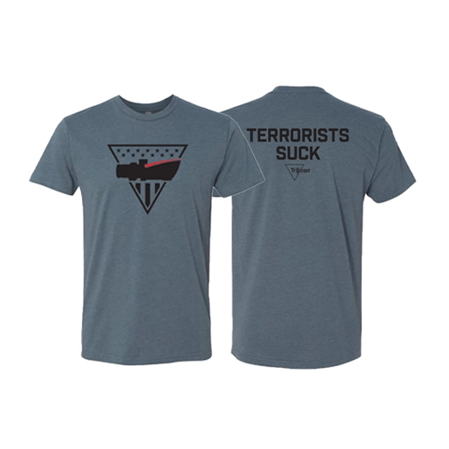Trijicon Terrorists Suck Tee - Indigo