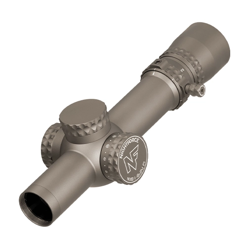 Nightforce NX8 1-8x24mm Capped Turrets F1 Scope - FDE