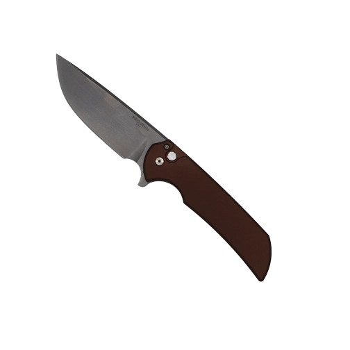 Pro-Tech Knives Mordax Brown Folding Knife – Stonewash MagnaCut