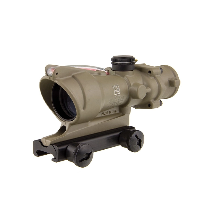 Trijicon FDE ACOG 4x32mm – Chevron .223/5.56 BDC Reticle