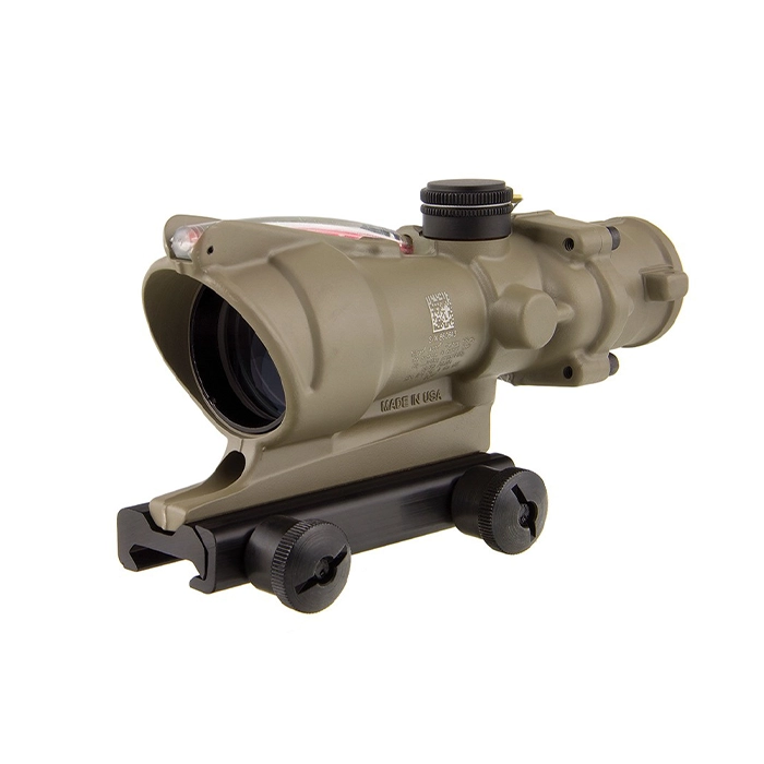 Trijicon FDE ACOG 4x32mm – Crosshair .223/5.56 BDC Reticle