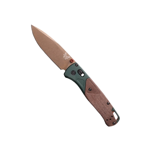 Benchmade 535FE-2602 Bugout S/E Folding Knife Taiga Green/Micarta - FDE