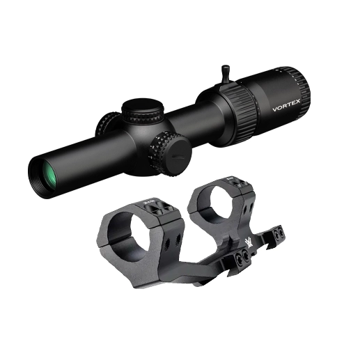 Vortex 30mm Sport Cantilever & Strike Eagle 1-8x24 SFP AR-BDC3 MOA Reticle Bundle