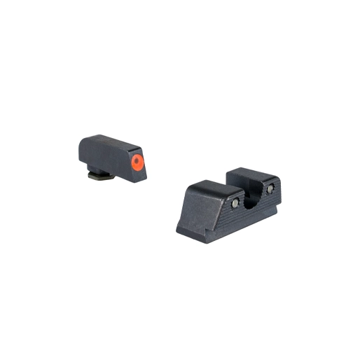 Trijicon HD XR Suppressor/Optic Height Sights for Glock Small Frame - Green Tritium, Orange Outline